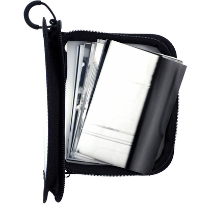 Artikelbild 3 für FolderSys Reißverschlussbeutel Mini DIN A6 transparent/schwarz 0,5 mm, 1 St., Artikelnummer 592564