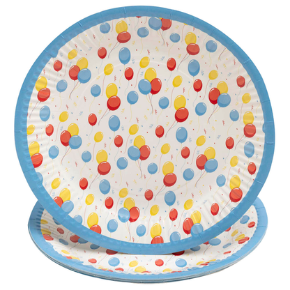 Artikelbild für PROnappe Pappteller Ballons mehrfarbig Ø 23,0 cm, 10 St., Artikelnummer 345339