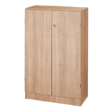 Artikelbild 1 für HAMMERBACHER Aktenschrank Schrank Prokura, V6550/N/N/SG nussbaum 2 Fachböden 80,0 x 42,0 x 127,0 cm, Artikelnummer 991455