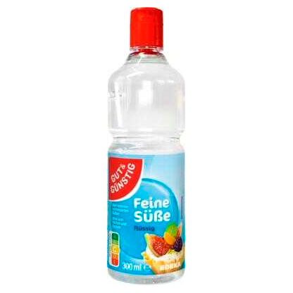 Artikelbild für GUT&GÜNSTIG Feine Süße Süßstoff, flüssig, 300,0 ml, Artikelnummer 771267