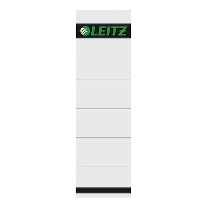 Artikelbild für LEITZ Einsteck-Rückenschilder 1607 grau für 8,0 cm Rückenbreite, 10 St., Artikelnummer 557462