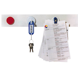 Artikelbild 1 für FRANKEN Magnetleiste weiß 5,0 cm x 1,0 m, 10 St., Artikelnummer 370761