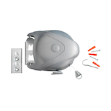 Artikelbild 1 für WENKO Wäscheleine ausziehbar Jumbo grau, weiß, 1 St., Artikelnummer 531572