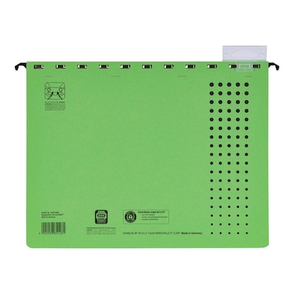 Artikelbild 2 für ELBA Hängehefter chic ULTIMATE Karton grün DIN A4 1x kaufmännische Heftung, 5 St., Artikelnummer 601864