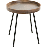 Artikelbild 1 für HAKU Möbel Beistelltisch rund MDF-Platte eiche 40,0 x 40,0 x 45,0 cm, 1 St., Artikelnummer 965584