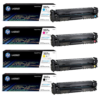 Artikelbild für HP 207A (W2210A/W2211A/W2213A/W2212A) schwarz, cyan, magenta, gelb Tonerkartuschen, 4er-Set, Artikelnummer 104616