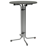 Artikelbild 1 für MFG Freizeitmöbel Stehtisch rund Spanplatte anthrazit, schiefer 80,0 x 80,0 x 110,0 cm, 1 St., Artikelnummer 585168