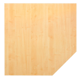 Artikelbild 1 für HAMMERBACHER Verbindungsplatte höhenverstellbar Inader ahorn, Trapezform 120,0 x 80,0 x 65,5 - 82,5 cm, Artikelnummer 849214