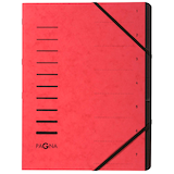 Artikelbild 1 für PAGNA Ordnungsmappe 7 Fächer rot, 1 St., Artikelnummer 370494