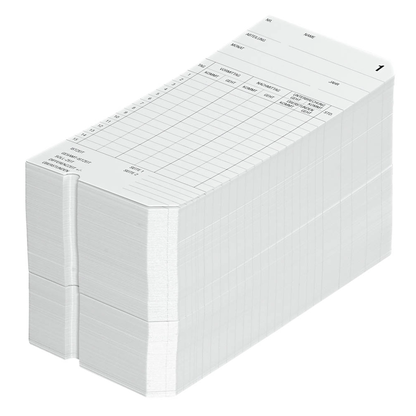 Artikelbild 3 für BÜRK MOBATIME Stempelkarten Typ 2 - 6, 500 St., Artikelnummer 580480