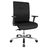 Artikelbild 1 für Topstar XXL Bürostuhl Big Star 10, BT190T W50 Stoff schwarz, Gestell alu, Artikelnummer 409912