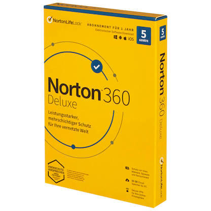 Artikelbild 3 für Norton 360 Deluxe Sicherheitssoftware Vollversion (PKC), Artikelnummer 720187