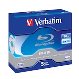 Artikelbild 1 für verbatim Blu-ray BD-R 50 GB Double Layer, 5 St., Artikelnummer 564427