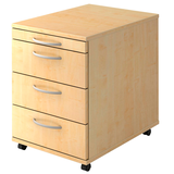 Artikelbild 1 für HAMMERBACHER Altus Rollcontainer ahorn 4 Auszüge 42,8 x 58,0 x 59,0 cm, Artikelnummer 962779