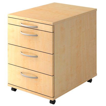 Artikelbild für HAMMERBACHER Altus Rollcontainer ahorn 4 Auszüge 42,8 x 58,0 x 59,0 cm, Artikelnummer 962779