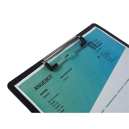 Artikelbild 7 für FolderSys Klemmbrett 80001-30 DIN A4 schwarz Kunststoff, 1 St., Artikelnummer 812511