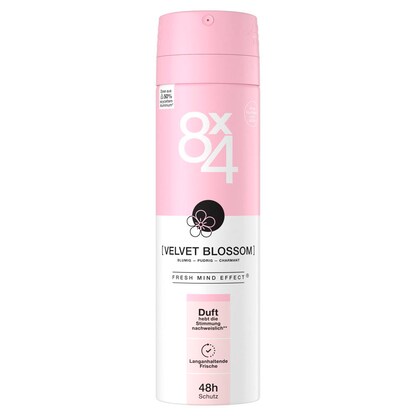 Artikelbild für 8x4 VELVET BLOSSOM Deo-Spray 150,0 ml, Artikelnummer 578858
