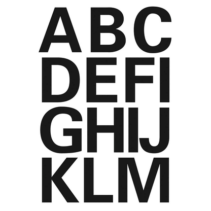 Artikelbild 4 für HERMA Klebebuchstaben 4167 Buchstaben A-Z, schwarz 25,0 x 25,0 mm, 30 Etiketten, Artikelnummer 894853