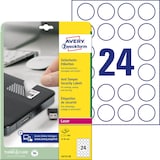 Artikelbild 1 für AVERY Zweckform Sicherheitsetiketten L6112-20 weiß 40,0 x 40,0 mm, 20 Blatt, Artikelnummer 896894