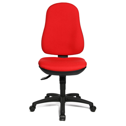 Artikelbild 2 für Topstar Bürostuhl Support SY, 8550 G21 Stoff rot, Gestell schwarz, Artikelnummer 617656