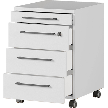 Artikelbild 7 für GERMANIA Agenda Office Rollcontainer lichtgrau 4 Auszüge 42,0 x 49,0 x 61,0 cm, Artikelnummer 121802