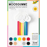 Artikelbild 1 für folia Moosgummi Basic sortier mehrfarbig 10 Blatt, Artikelnummer 263911