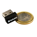 Artikelbild 1 für verbatim USB-Stick Store 'n' Stay Nano schwarz 16 GB, 1 St., Artikelnummer 245654