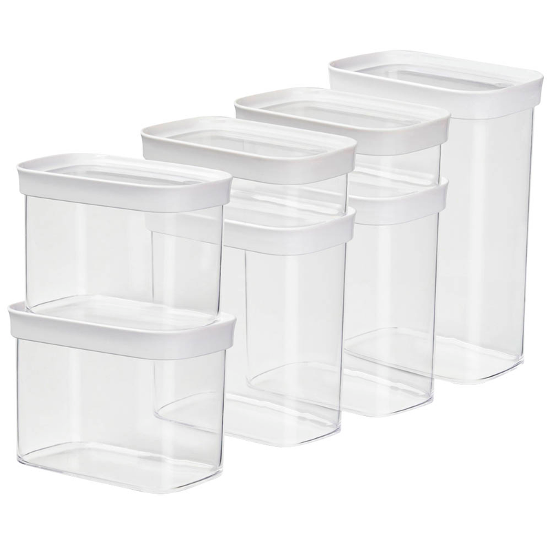 emsa Vorratsdosen-Set OPTIMA transparent 0,45 / 1,0 / 1,6 / 2,2 l, 1 Set