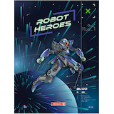 Artikelbild 1 für BRUNNEN Sammelmappe ROBOT HEROES DIN A3 dunkelblau, mint, 1 St., Artikelnummer 689699