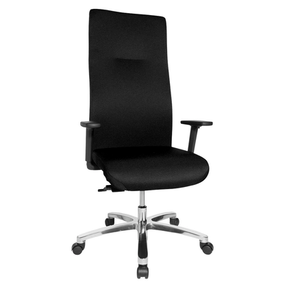 Artikelbild für Topstar XXL Bürostuhl Big Star 30, BT390T W50 Stoff schwarz, Gestell alu, Artikelnummer 411405