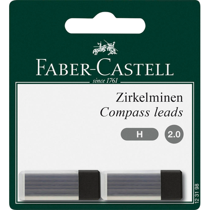Artikelbild für FABER-CASTELL 123121 Zirkelminen H 2,0 mm, 12 St., Artikelnummer 252207