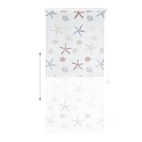 Artikelbild 1 für relaxdays Duschrollo OCEAN Muscheln, Seesterne 100,0 x 240,0 cm, Artikelnummer 521783