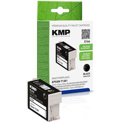 Artikelbild für KMP E166 schwarz Druckerpatrone kompatibel zu EPSON 13 XL / T1301 XL, Artikelnummer 316822