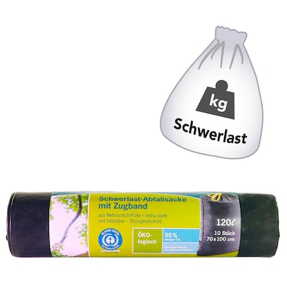 Artikelbild für Secolan® Schwerlastsäcke 120,0 l grau 45,0 µm, 10 St., Artikelnummer 793240