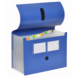 Artikelbild 1 für FolderSys Fächermappe 12 Fächer blau, 1 St., Artikelnummer 642066