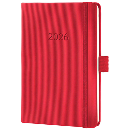 Artikelbild 2 für SIGEL Taschenkalender Conceptum 2026 rot, 1 St., Artikelnummer 568616