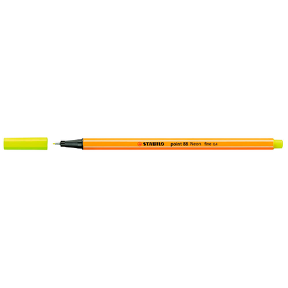 Artikelbild 2 für STABILO point 88 NEON Fineliner farbsortiert 0,4 mm, 6 St., Artikelnummer 355185