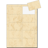 Artikelbild 1 für SIGEL Visitenkarten DP744 satiniert beige 225 g/qm, 100 St., Artikelnummer 780601