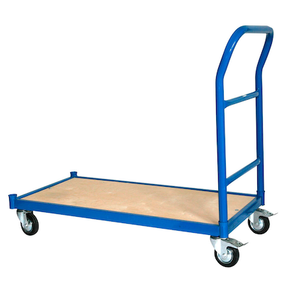 Artikelbild 2 für SZ Metall Transportwagen blau 100,0 x 50,0 x 90,0 cm bis 250,0 kg, Artikelnummer 803619