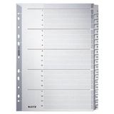 Artikelbild 1 für LEITZ Ordnerregister DIN A4 Vollformat 1-20 grau 20-teilig, 1 Satz, Artikelnummer 599062