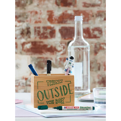 Artikelbild 3 für edding 25 EcoLine Permanentmarker farbsortiert 1,0 mm, 4 St., Artikelnummer 494973