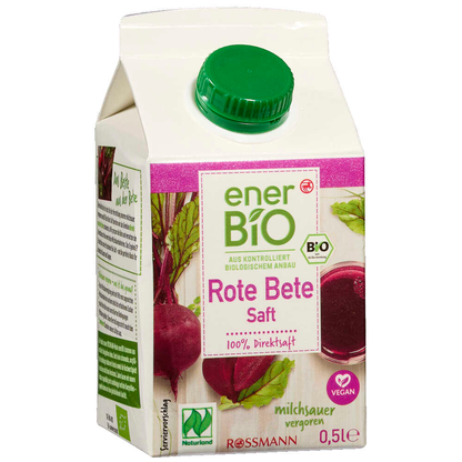 Artikelbild 2 für enerBiO Rote Bete Bio-Direktsaft 8x 0,5 l, Artikelnummer 658894