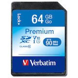 Artikelbild 1 für verbatim Speicherkarte SDXC-Card Premium, 64 GB, 1 St., Artikelnummer 359176