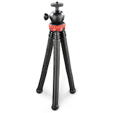 Artikelbild 1 für hama FlexPro Kamera-Stativ schwarz, rot max. Arbeitshöhe 27,0 cm, Artikelnummer 678551