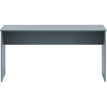 Artikelbild 4 für MÖBELPARTNER 500 Schreibtisch blaugrau rechteckig, Wangen-Gestell weiß 150,0 x 65,0 cm, Artikelnummer 823912