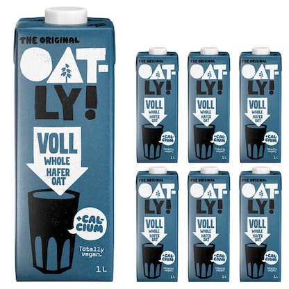 Artikelbild für OATLY! VOLL Haferdrink 6x 1,0 l, Artikelnummer 753349