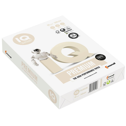 Artikelbild für IQ Kopierpapier PREMIUM DIN A4 80 g/qm 500 Blatt, Artikelnummer 450619