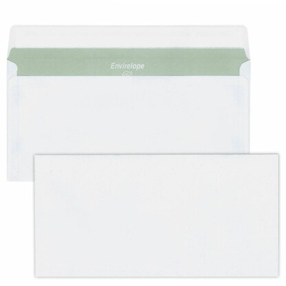 Artikelbild für MAILmedia Briefumschläge Envirelope® DIN lang+ ohne Fenster recycling-weiß haftklebend 500 St., Artikelnummer 290705