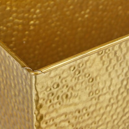 Artikelbild 9 für relaxdays Blumenkasten Metall gold rechteckig 40,0 x 13,5 cm, 1 St., Artikelnummer 450423