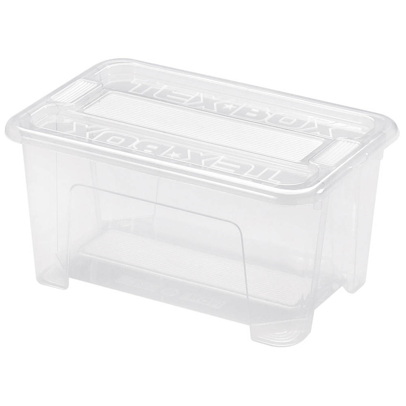 TEX Aufbewahrungsbox transparent 28,0 x 18,5 x 14,0 cm, 1 St
